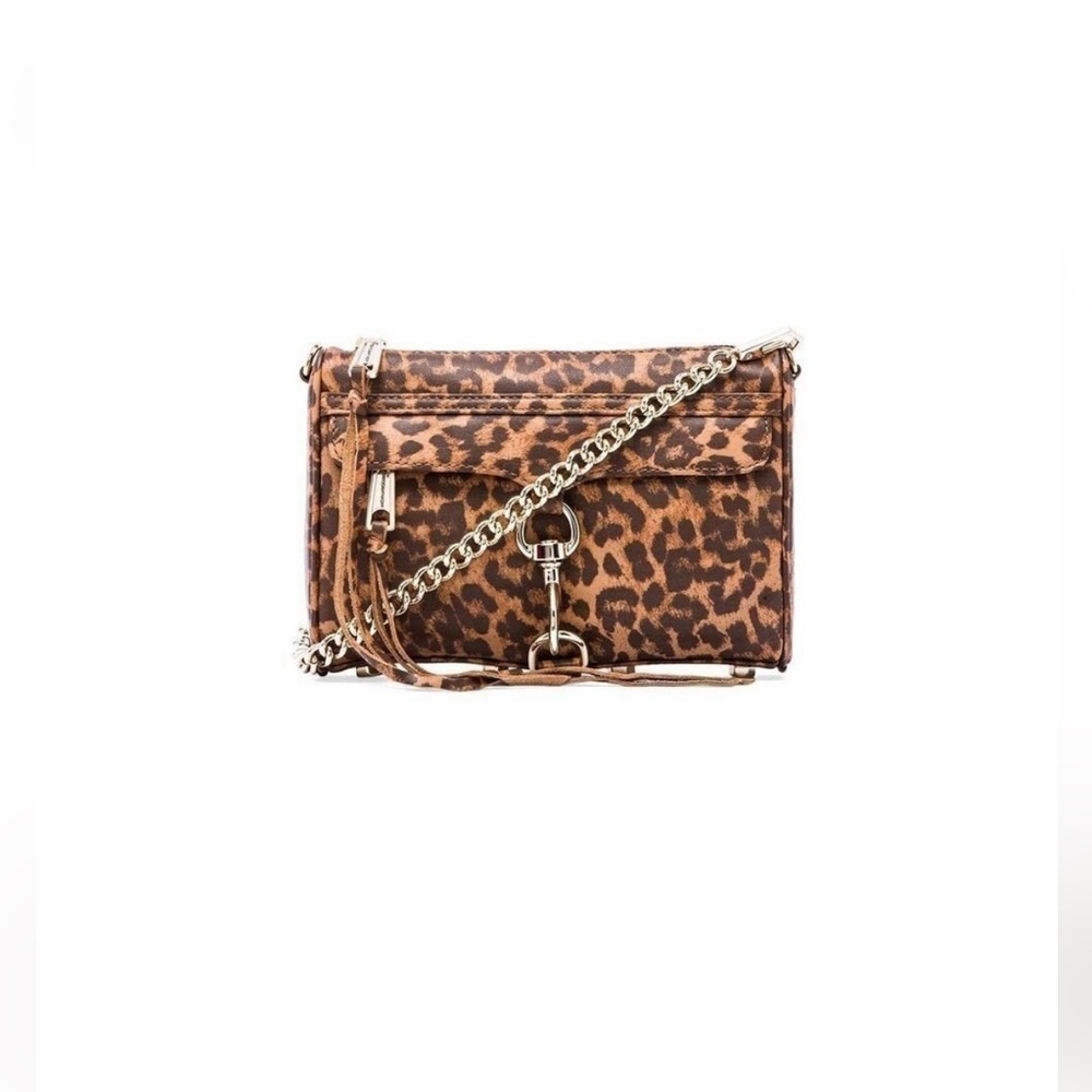 Rebecca  Minkoff leopard cross body bag.